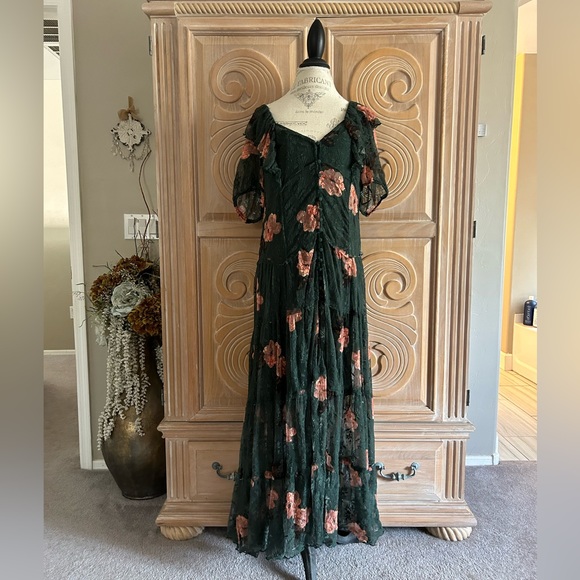 Free People Hollis Lace Maxi Dress size XL - Picture 2 of 11